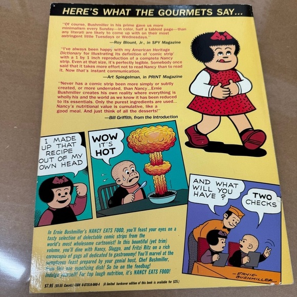 Nancy Eats Food Ernie Bushmiller's Nancy Vintage 1989 - Picture 2 of 12